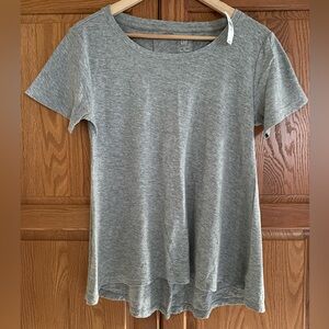 GAP Heather Grey Top w/ Back Pleat